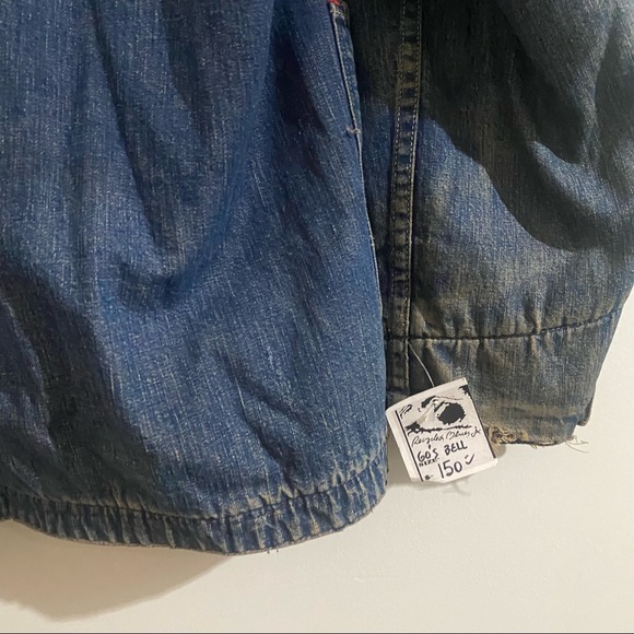Vintage BLUE BELL 60’s Denim Fleece Jacket - Picture 6 of 9
